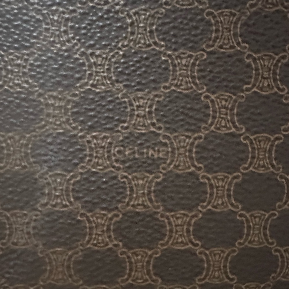 Celine Macadam Brown Canvas HandBag PVC - Picture 10 of 15